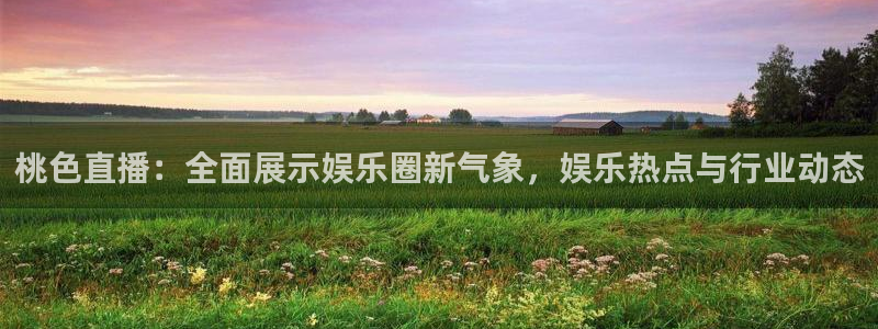 雨燕体育在线直播免费观看：桃色直播：全面展示娱乐圈新气象，娱乐热点与行业动态